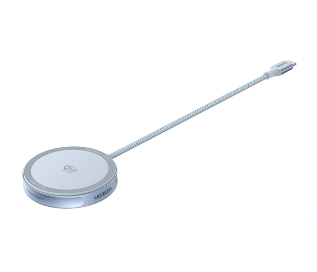 UGREEN Ładowarka indukcyjna MagFlow W753Qi2 25WUSB-C1.5m szara 6941876259595 - 1416996 - zdjęcie 2